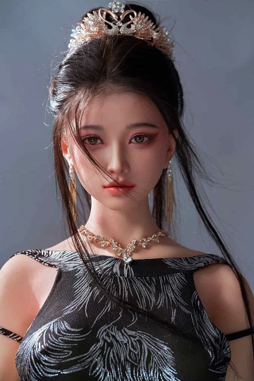 Ruoxue 155cm / 5ft1 E-Cup Silicone Sex Doll – All-in-One Petite Realistic Love Doll