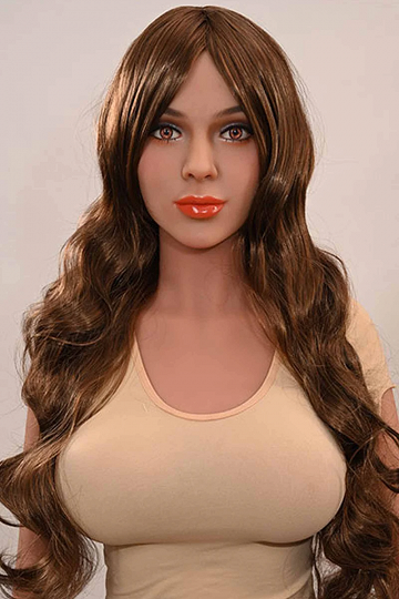 Long Curly Human Hair Wig for Sex Dolls - Realistic Cosplay Accessories
