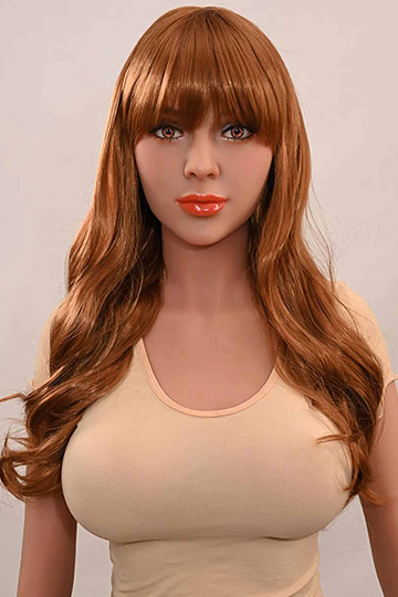 Long Curly Human Hair Wig for Sex Dolls - Realistic Cosplay Accessories